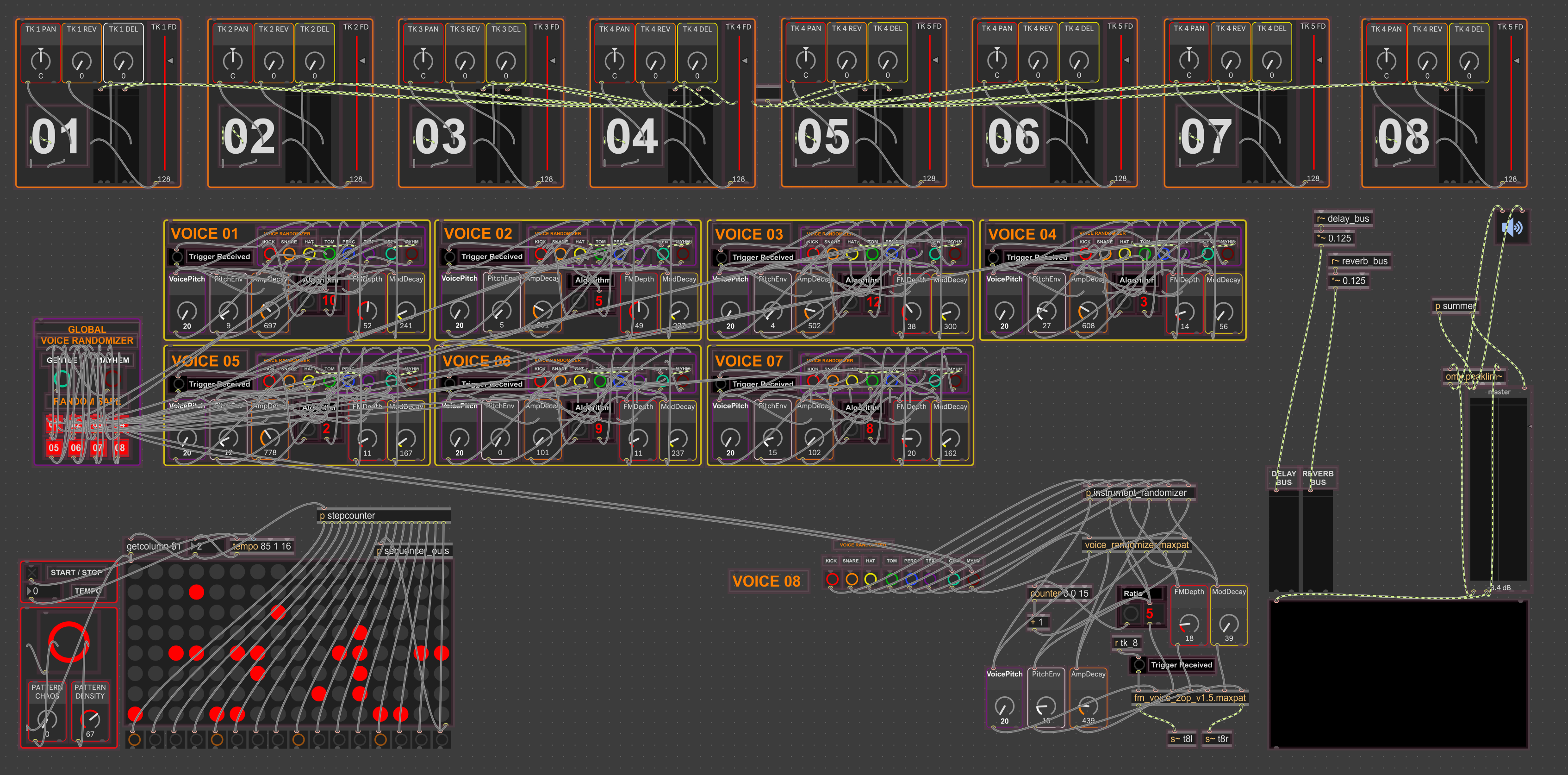 FM TEK III — Patch view
